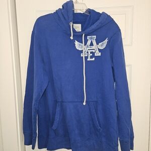 VTG American Eagle Logo Skater Hoodie Sweater Large Oversized Streetwear BL Y2K